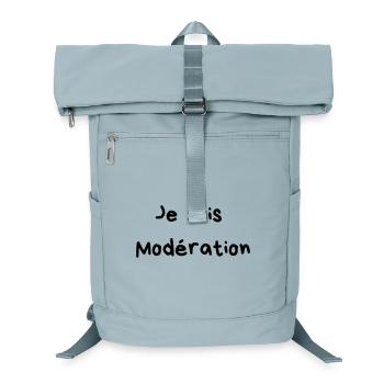 I drink in moderation - 2 - Laptop Backpack - ice blue - Front