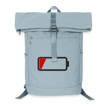 Batterie leer - Laptop-Rucksack  - Eisblau - Vorne
