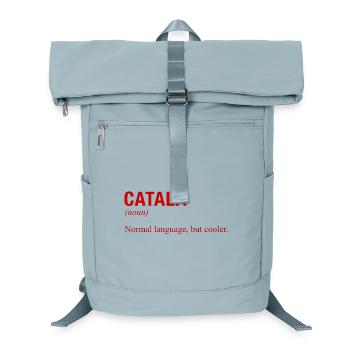 CATALAN Language Katalanisch Katalanische Sprache - Laptop Backpack - ice blue - Front