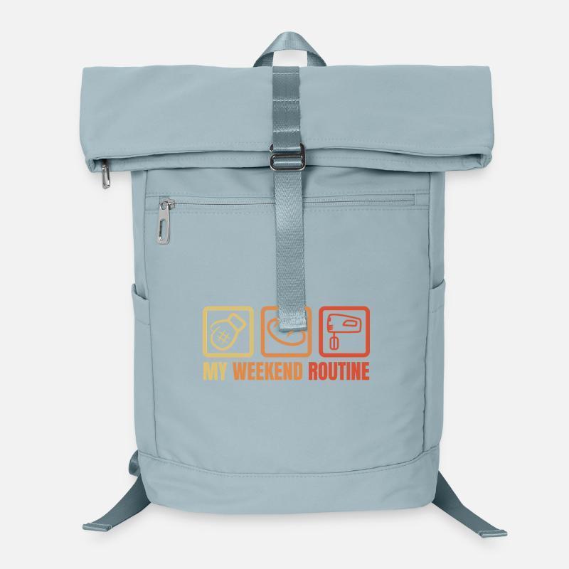 My Weekend Routine Laptop Backpack