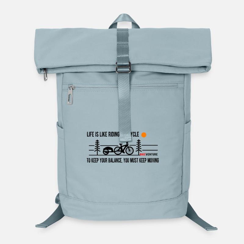 Fahrrad Reise Abenteuer Laptop-Rucksack 