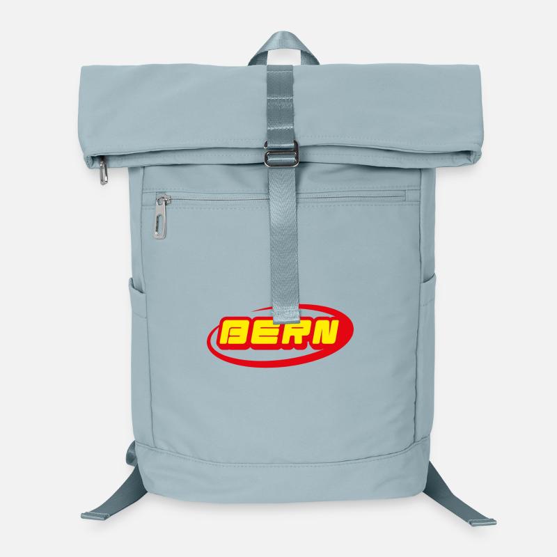 Bern Neon Logo Yellow Red Laptop Backpack