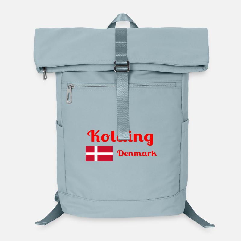 Kolding Dänemark - Stilvolle Drucke Laptop-Rucksack 