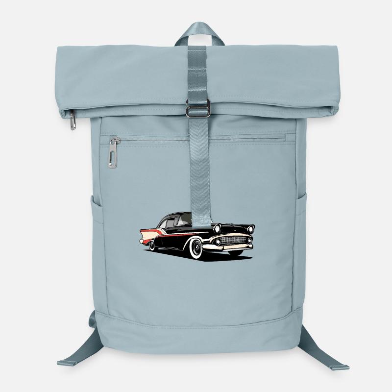 Illustration de voiture rétro Sac à dos ordinateur