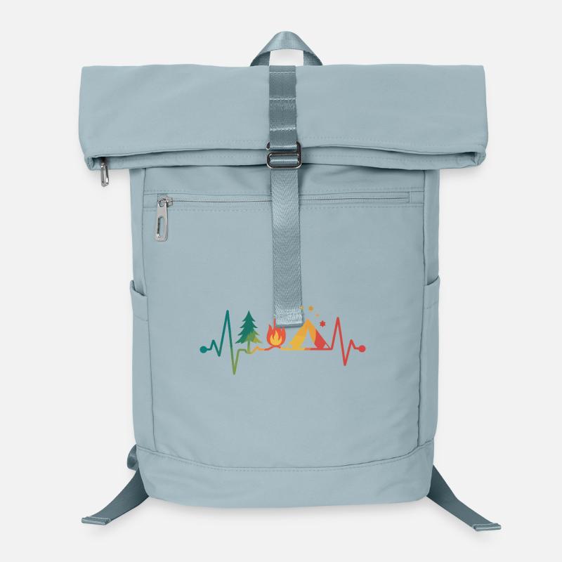 Campfire Camping Night Stars Laptop Backpack