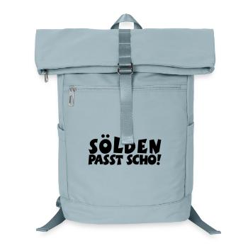 Sölden Passt Scho! - Laptop-Rucksack  - Eisblau - Vorne