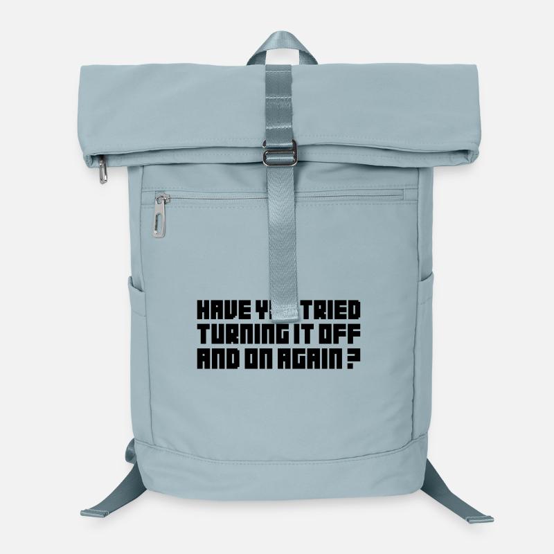Turning It Off – Nerdiges Computer Statemen Laptop-Rucksack 