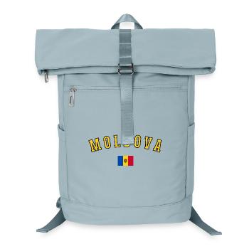 Moldauische Flagge, Moldauischer Stolz - Laptop-Rucksack  - Eisblau - Vorne