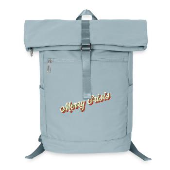 Merry Crisis Christmas Design - Laptop-Rucksack  - Eisblau - Vorne