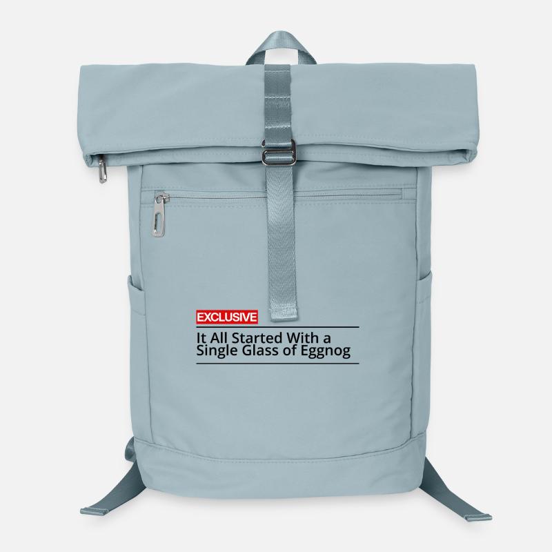 Alles begann mit einem einzigen Glas Eierlikör T-Shir Laptop-Rucksack 