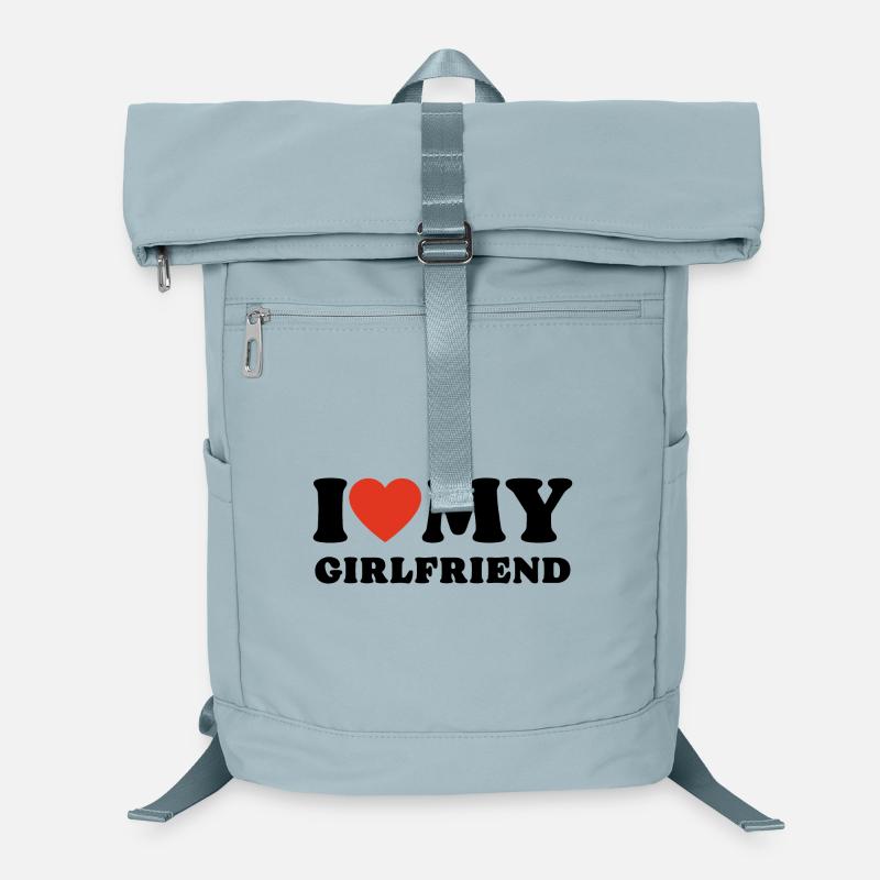 I Love My Girlfriend Laptop-Rucksack 