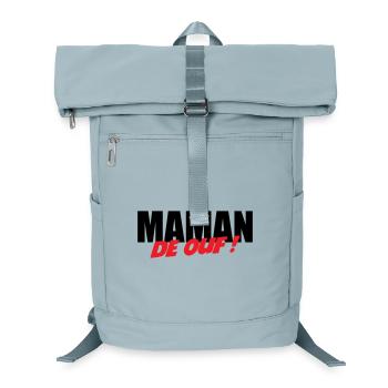 Verrückte Mama! - Laptop-Rucksack  - Eisblau - Vorne