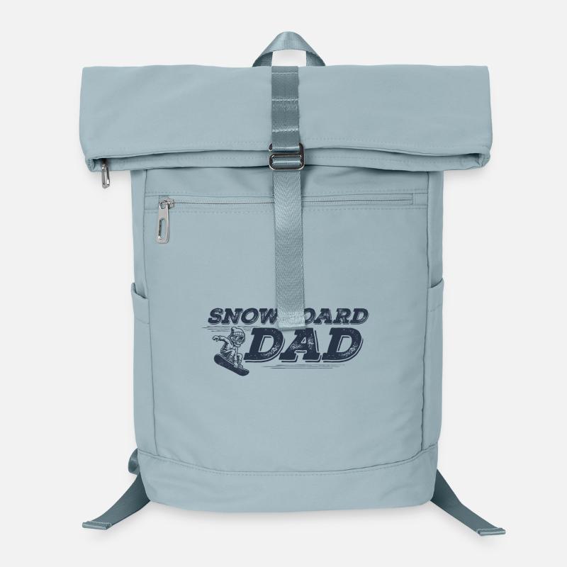 Snowboard Dad, Snowboarding Dad, Dad, Snowboard Laptop-Rucksack 