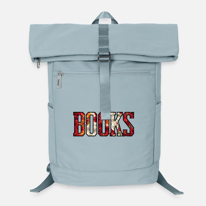 Blütenbuchstaben-Design Laptop-Rucksack 