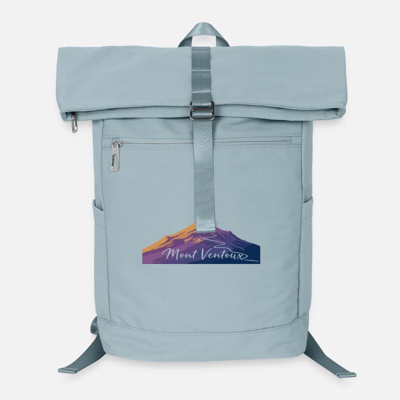 Lebendige Berglandschaft Illustration Laptop-Rucksack 
