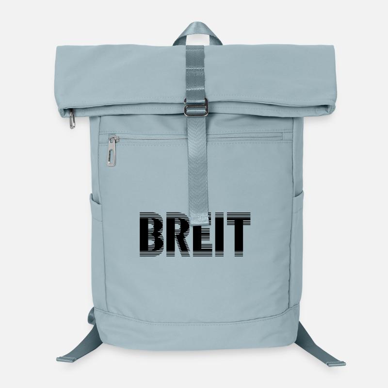 Breit Black by Falsches Design Laptop-Rucksack 