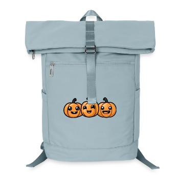 Kürbis Halloween Herbst - Laptop-Rucksack  - Eisblau - Vorne