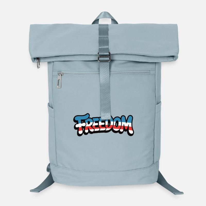 Freedom Typografie Statement Design Laptop-Rucksack 