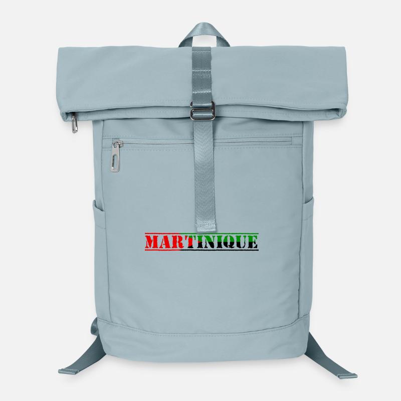 Martinique red green black Laptop Backpack