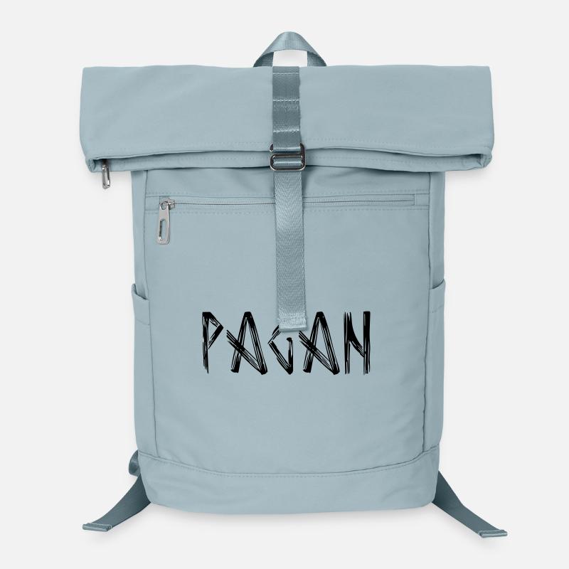 Logo de lettrage païen Sac à dos ordinateur