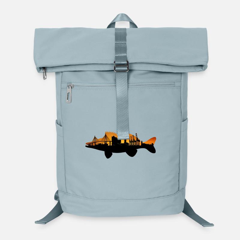 Zander Hambourg - Sac à dos ordinateur - bleu glacier