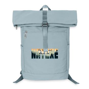 Luxury is in NATURE - Laptop Backpack - ice blue - Front
