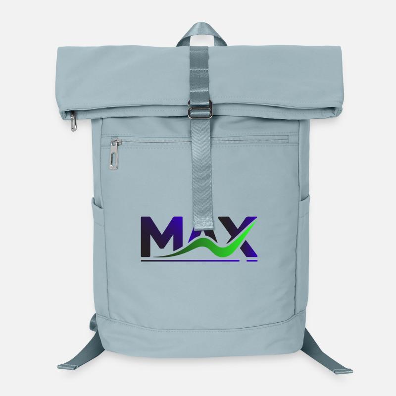 T-shirt du logo dégradé d’ondes MAX Sac à dos ordinateur