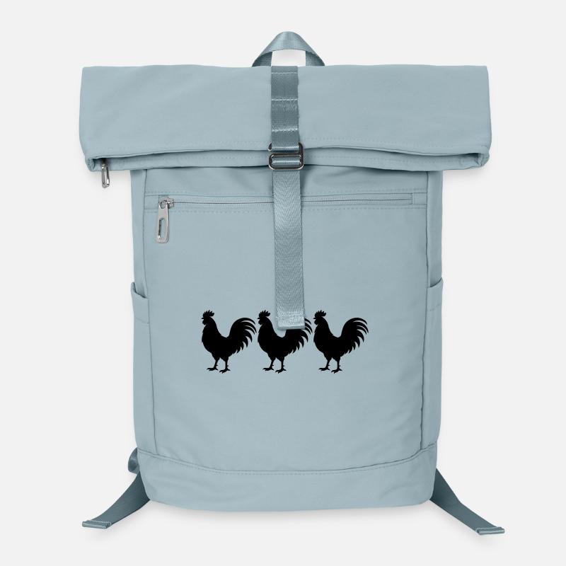 Rooster Silhouette Laptop Backpack