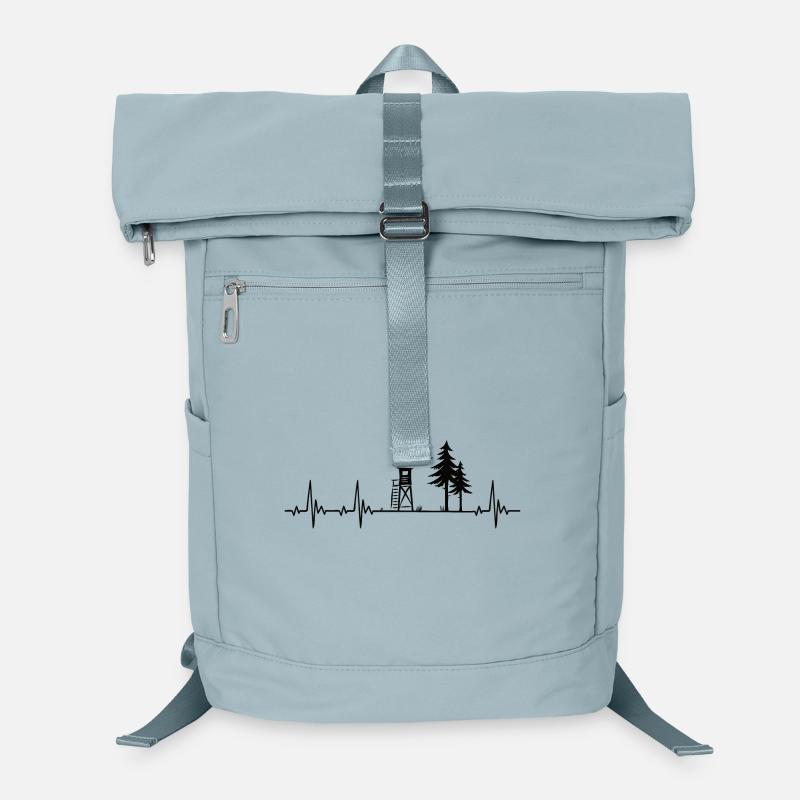 Hunter heartbeat with high in the forest Laptop Backpack