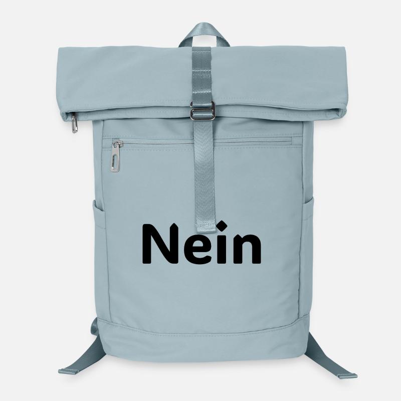Nein – Lustiger Deutscher Statement Spruch Laptop-Rucksack 