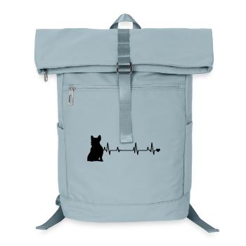 Dog - Laptop Backpack - ice blue - Front
