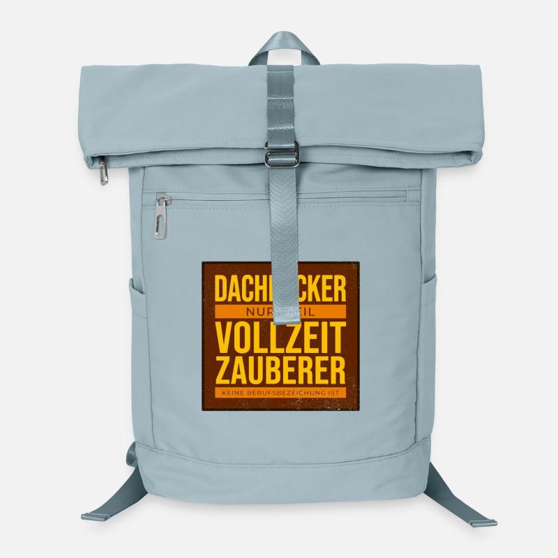 Dachdecker VollzeitZauberer Humor Laptop-Rucksack 