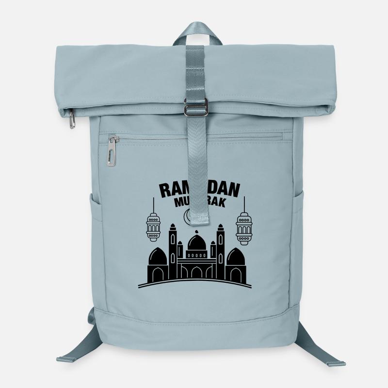 Ramadan Mubarak leuchtet Laptop-Rucksack 