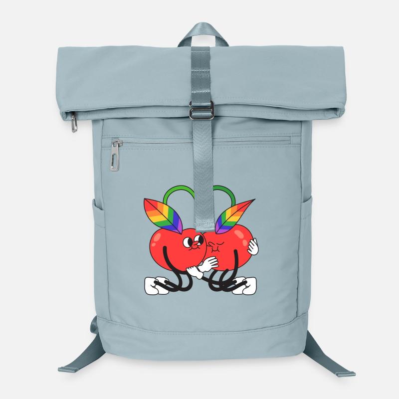 cherry, queer, cherry, hugging Laptop Backpack