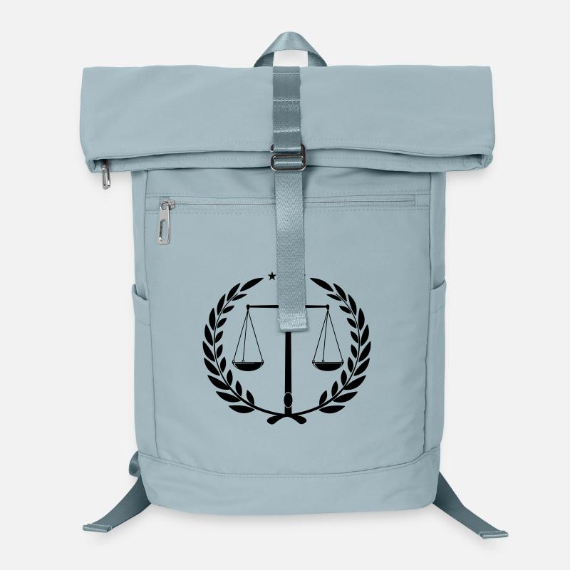 Libra in laurel wreath and three little asterisks Laptop Backpack