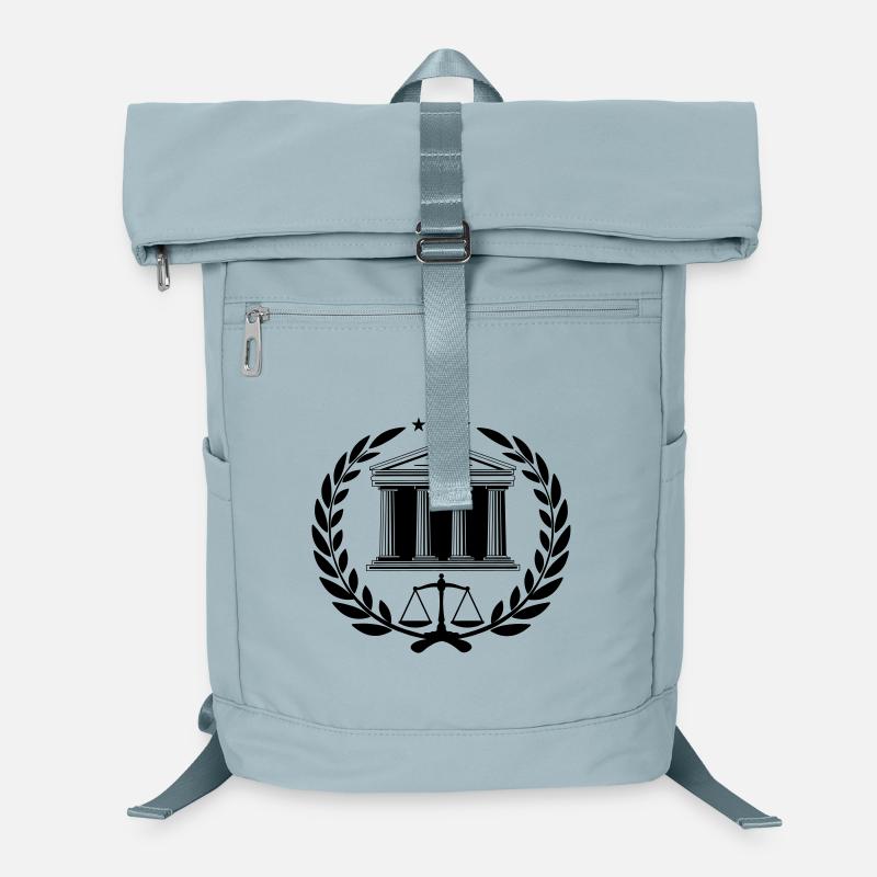 Hof mit Lorbeerkranz Laptop-Rucksack 