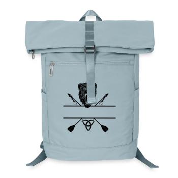 Viking bear arrows - Laptop Backpack - ice blue - Front