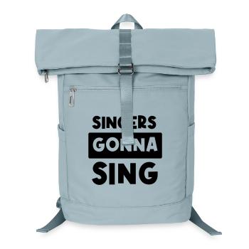 Singers going to sing - Laptop Backpack - ice blue - Front