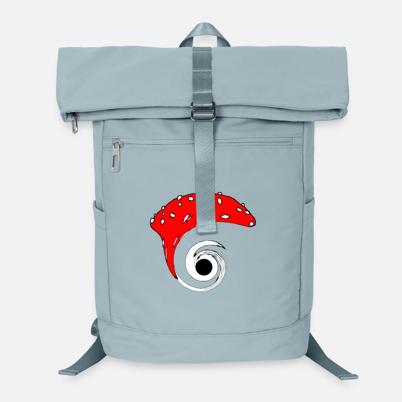 Black Hole Mushroom Laptop Backpack