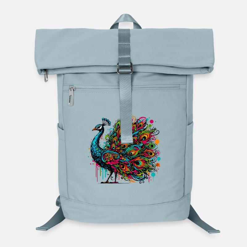 Peacock Laptop Backpack
