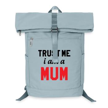Believe me, I'm a Mom! - Laptop Backpack - ice blue - Front
