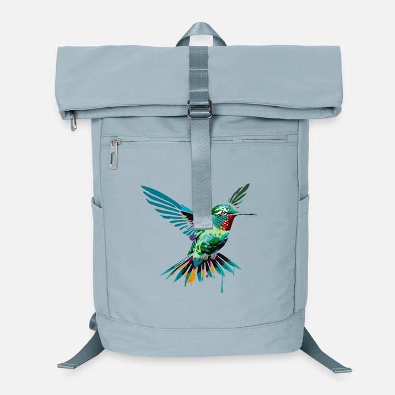 faszinierende Schönheit eines Kolibris als Graffit Laptop-Rucksack 