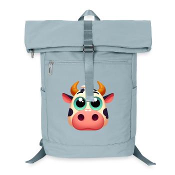 Vache - Sac à dos ordinateur - bleu glacier - Devant