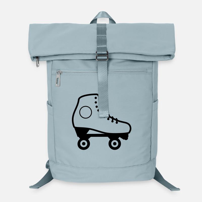 Künstlerischer Rollschuh Laptop-Rucksack 