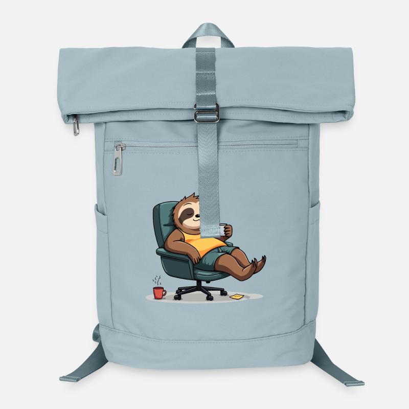 Büro? Erst mal Kaffee! – Sloth Style Laptop-Rucksack 