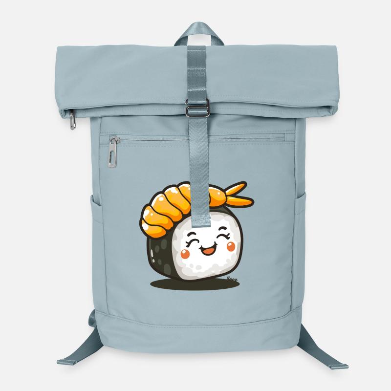 Sushi roll with shrimp Laptop Backpack