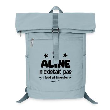Si Aline n'existait pas il faudrait l'invente - Sac à dos ordinateur - bleu glacier - Devant