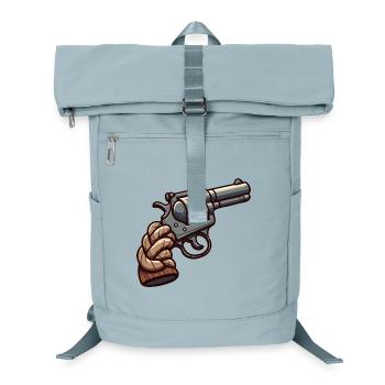 Cartoon Seil Revolver - Laptop-Rucksack  - Eisblau - Vorne