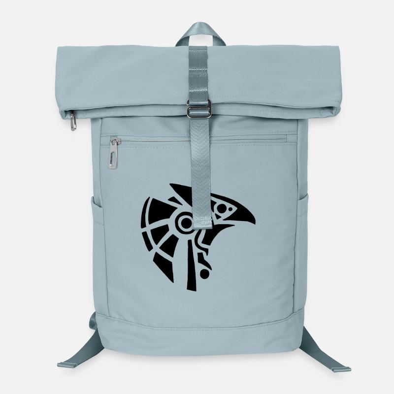 Ägyptischer Gott Horus (schwarz) Laptop-Rucksack 