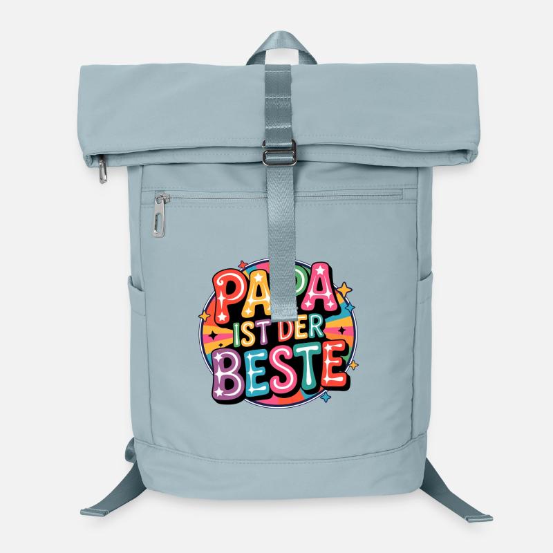 Papa est le meilleur – Jeu de couleurs Pop Art Sac à dos ordinateur